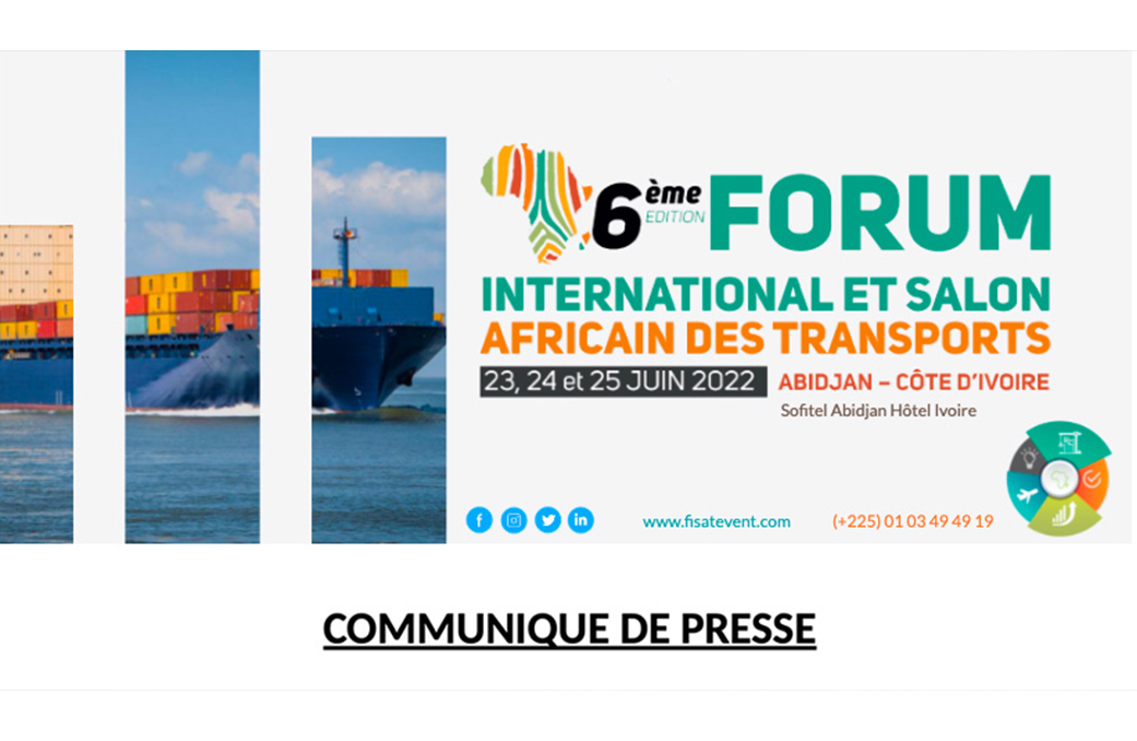 MARSA MAROC PARTICIPE CONJOINTEMENT AVEC LE GROUPE TANGER MED AU 6ÈME FORUM INTERNATIONAL ET SALON AFRICAIN DES TRANSPORTS