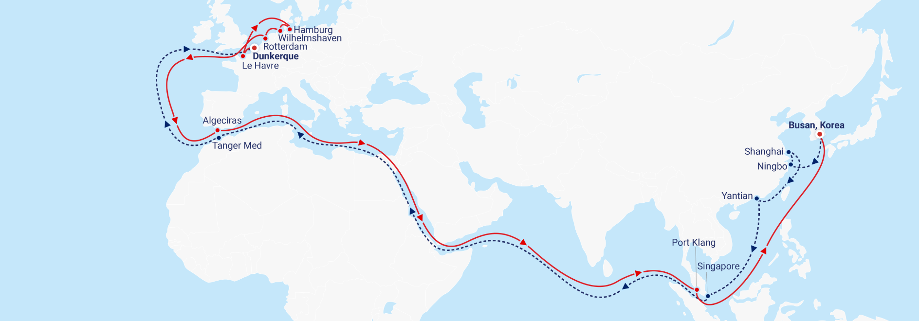 PROGRAMMATION DU SERVICE MARITIME « FAL1 » OPÉRÉ PAR CMA CGM